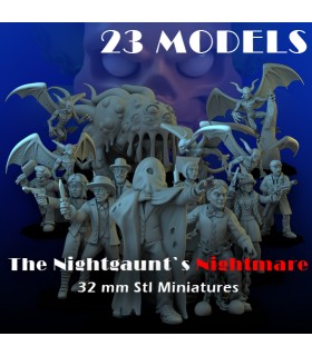 Nightgaunts Investigators - The 23 Miniatures Core Set