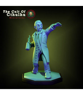 Anarchist with Cocktail Molotov Cthulhu Investigator 32mm - STL Files