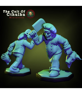 Crazy Cook Cthulhu Investigator 32mm - STL Files