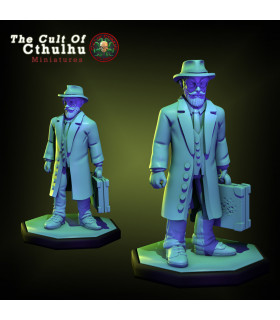 Professor Cthulhu Investigator 32mm - STL Files