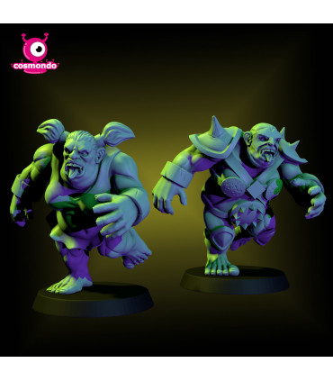 Fantasy Football: Ogre + Masked Ogre for Amazon or Human Teams - STL Files