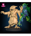 Dragonborn Wizard for Fantasy RPG + Riding Version - STL Files