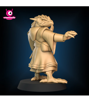 Dragonborn Wizard for Fantasy RPG + Riding Version - STL Files