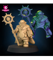 Dwarf Wizard for Fantasy RPG + Riding Version - STL Files