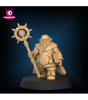 Dwarf Wizard for Fantasy RPG + Riding Version - STL Files