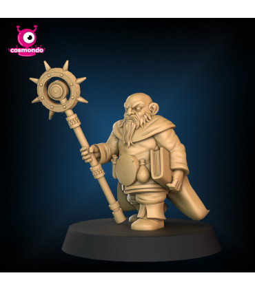Dwarf Wizard for Fantasy RPG + Riding Version - STL Files