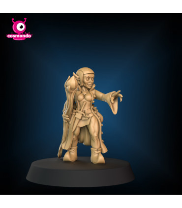 Gnome Wizard for Fantasy RPG + Riding Version - STL Files