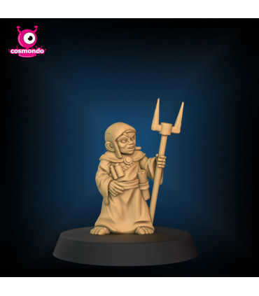 Halfling Wizard for Fantasy RPG + Riding Version - STL Files