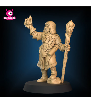 Human Wizard for Fantasy RPG + Riding Version - STL Files