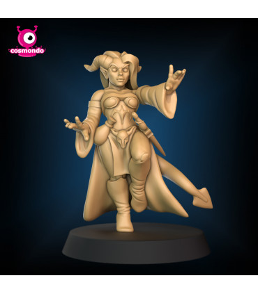 Thiefling Wizard for Fantasy RPG + Riding Version - STL Files
