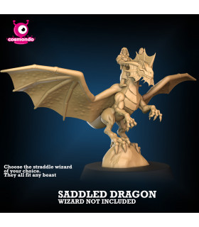 Dragon (Saddled) for our Riding Wizards Fantasy RPG - STL Files